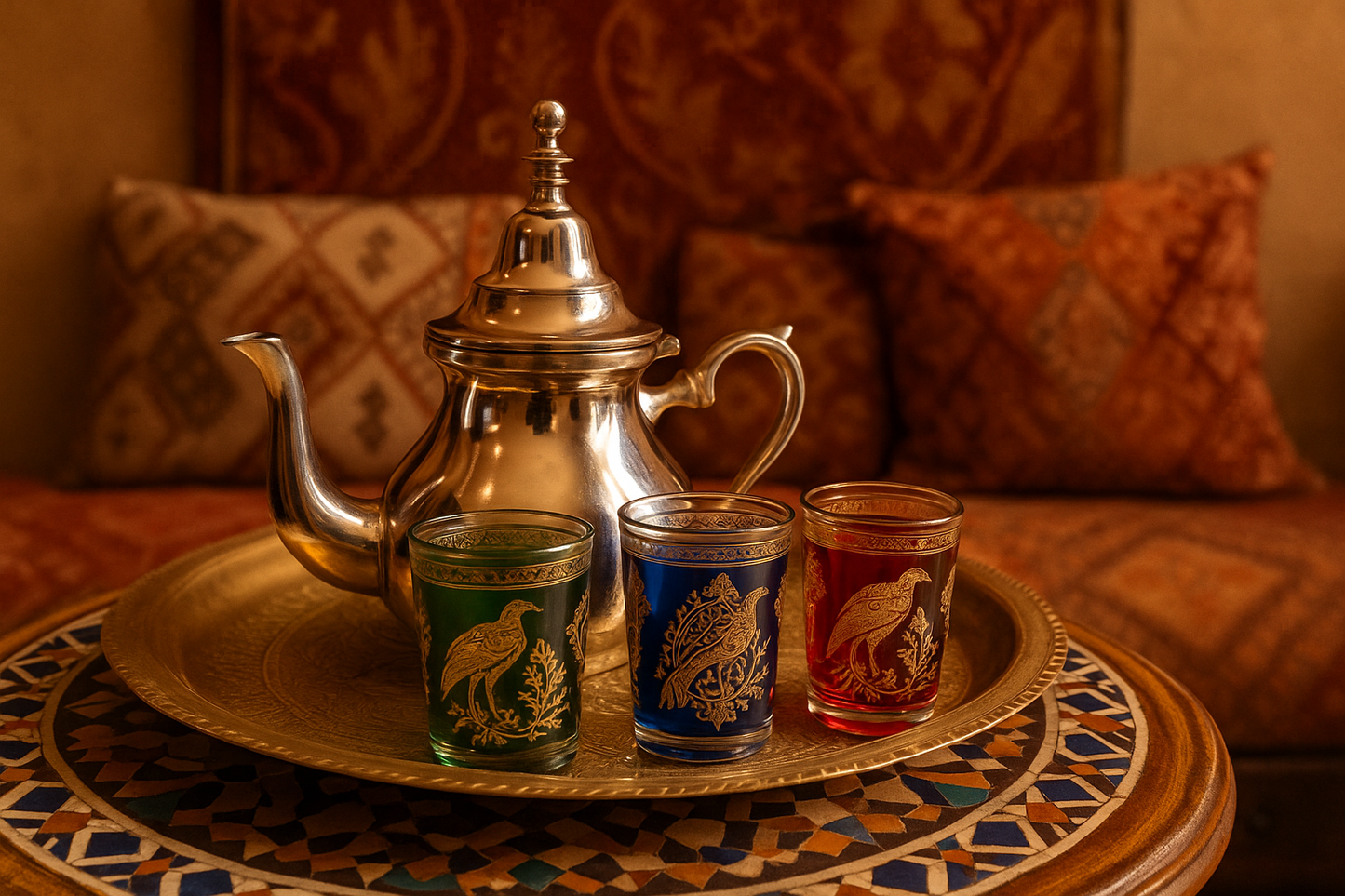 MOROCCAN TEAPOT , BRAD MAGHRIBI